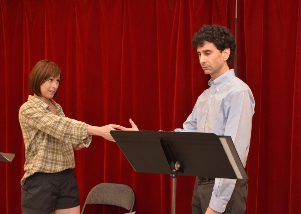 Photo Coverage: Inside DANCING LESSONS Reading with John Cariani and Paige Davis! Image