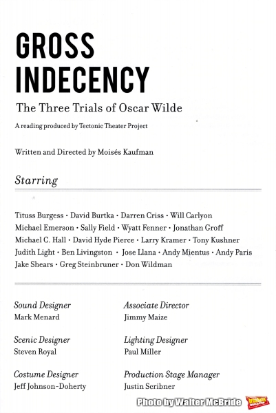Photo Coverage: Jonathan Groff, Michael C. Hall, Sally Field & More Take Bows in GROSS INDECENCY Image