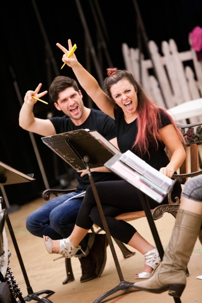 Photo Flash: In Rehearsal with Donna Migliaccio, Desi Oakley and More for Signature Theatre's GIRLSTAR World Premiere Image