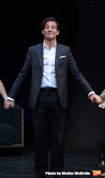Photo Coverage: Clive Owen, Eve Best and Kelly Reilly Take First Broadway Bows in OLD TIMES! Image