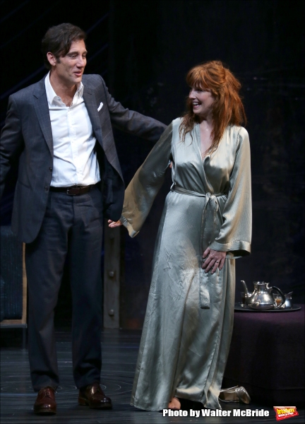 Photo Coverage: Clive Owen, Eve Best and Kelly Reilly Take First Broadway Bows in OLD TIMES! Image