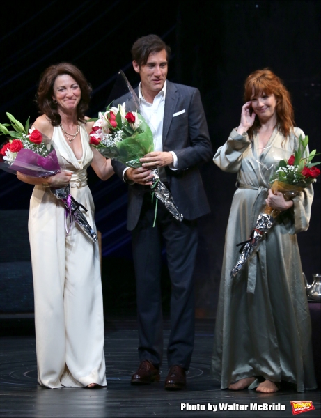 Photo Coverage: Clive Owen, Eve Best and Kelly Reilly Take First Broadway Bows in OLD TIMES! Image