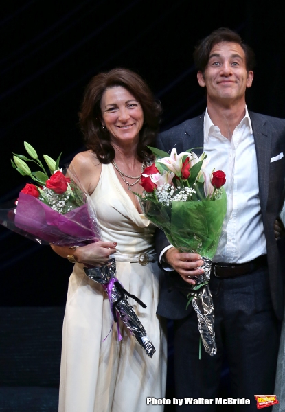 Photo Coverage: Clive Owen, Eve Best and Kelly Reilly Take First Broadway Bows in OLD TIMES! Image