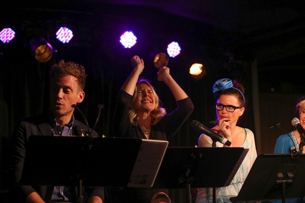 Photo Flash: Barrett Foa, Laura Bell Bundy and More in VILLAIN: DEBLANKS Image