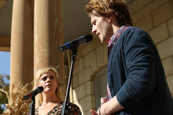 Photo Flash: THE BRIDGES OF MADISON COUNTY's Elizabeth Stanley & Andrew Samonsky Travel to Iowa for Special Preview! Image