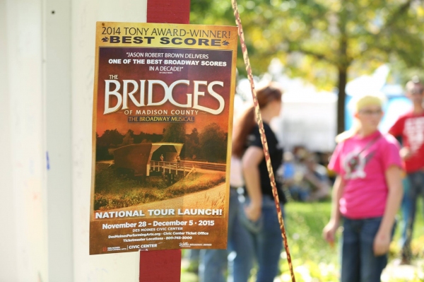 Photo Flash: THE BRIDGES OF MADISON COUNTY's Elizabeth Stanley & Andrew Samonsky Travel to Iowa for Special Preview! Image