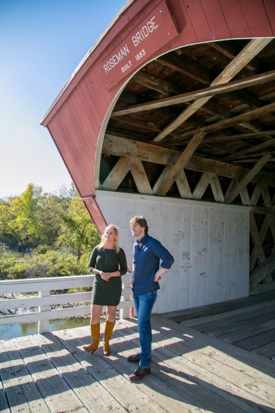 Photo Flash: THE BRIDGES OF MADISON COUNTY's Elizabeth Stanley & Andrew Samonsky Travel to Iowa for Special Preview! Image