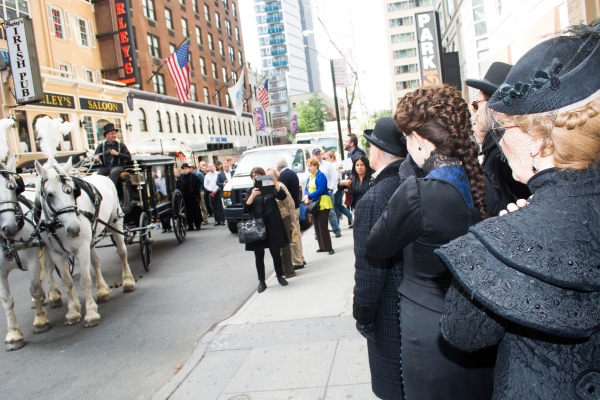 Photo Flash: Jefferson Mays Marks 6,000th Death in 'GENTLEMAN'S GUIDE' with Funeral Procession Image