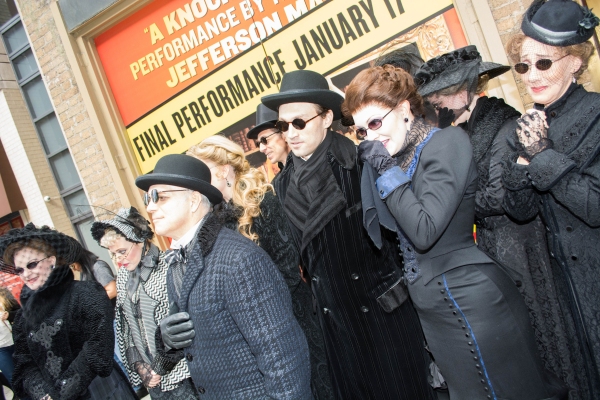 Photo Flash: Jefferson Mays Marks 6,000th Death in 'GENTLEMAN'S GUIDE' with Funeral Procession Image