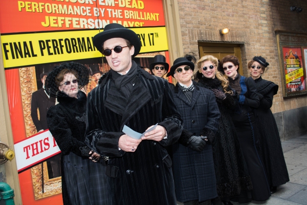 Photo Flash: Jefferson Mays Marks 6,000th Death in 'GENTLEMAN'S GUIDE' with Funeral Procession Image