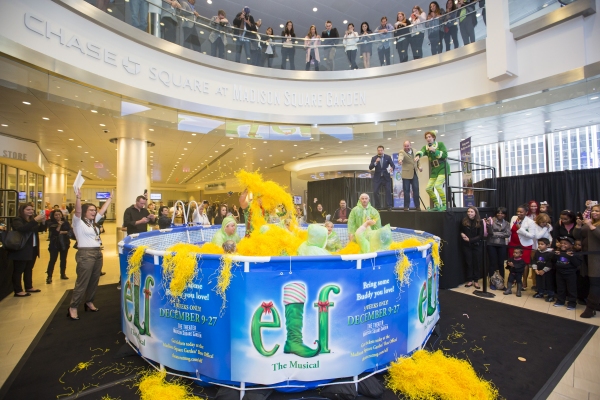 Photo Flash: ELF THE MUSICAL Hosts 'Snow Globe Challenge' at Madison Square Garden 