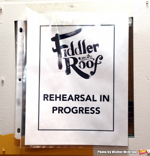 Photo Coverage: Go Inside Rehearsal with Danny Burstein & the Cast of FIDDLER ON THE ROOF! Image