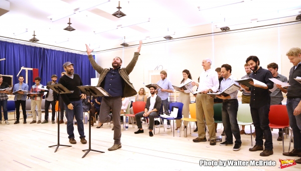 Photo Coverage: Go Inside Rehearsal with Danny Burstein & the Cast of FIDDLER ON THE ROOF! Image