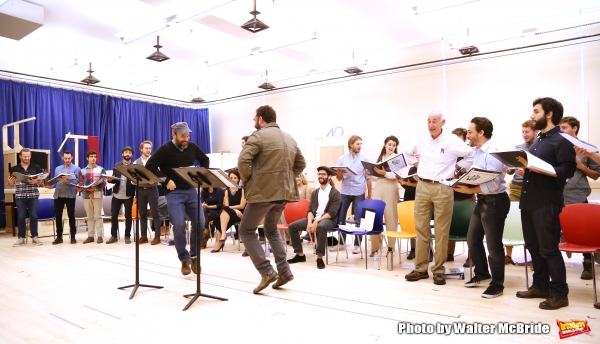 Photo Coverage: Go Inside Rehearsal with Danny Burstein & the Cast of FIDDLER ON THE ROOF! Image