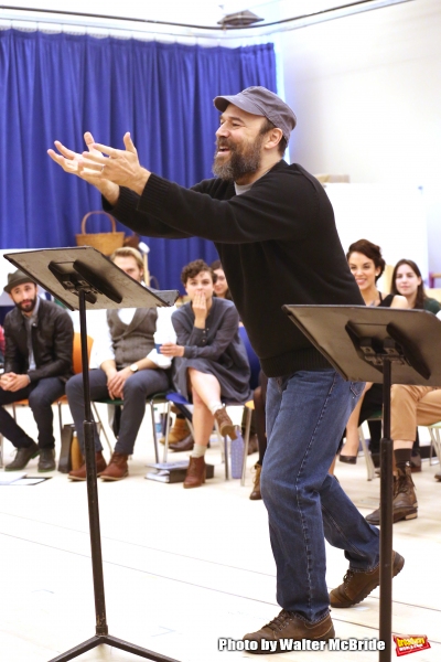 Photo Coverage: Go Inside Rehearsal with Danny Burstein & the Cast of FIDDLER ON THE ROOF! Image
