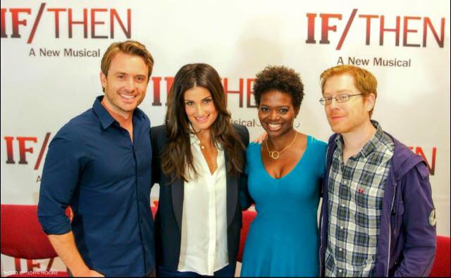 Photo Flash: Original IF/THEN Stars Idina Menzel, LaChanze, Anthony Rapp & James Snyder Pose for Tour Opening Night! Image
