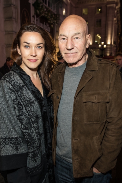 Sunny Ozell and Patrick Stewart Photo