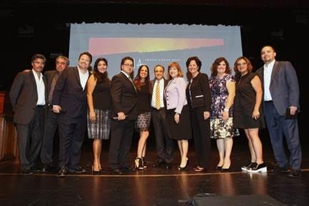 Panelists Esai Morales, Enrique Morones, Rick Najera, Julissa Arce, Jeff Valdez, Sole Photo