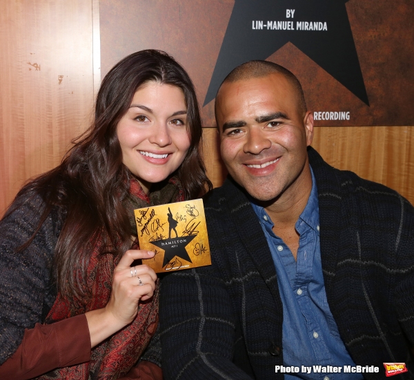 Photo Coverage: Lin-Manuel Miranda, Jonathan Groff, and HAMILTON Cast Sign CDs at Barnes and Noble Image