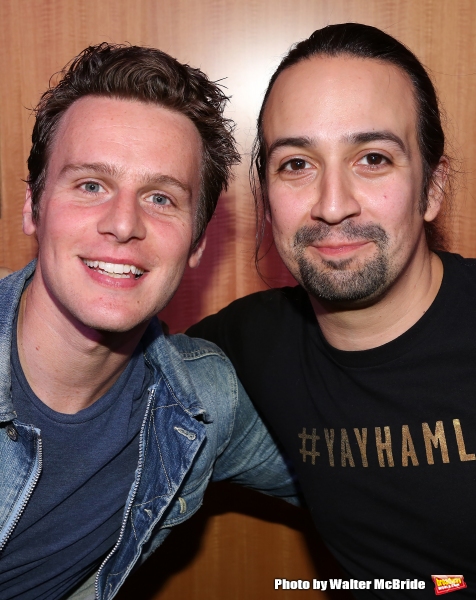 Photo Coverage: Lin-Manuel Miranda, Jonathan Groff, and HAMILTON Cast Sign CDs at Barnes and Noble Image