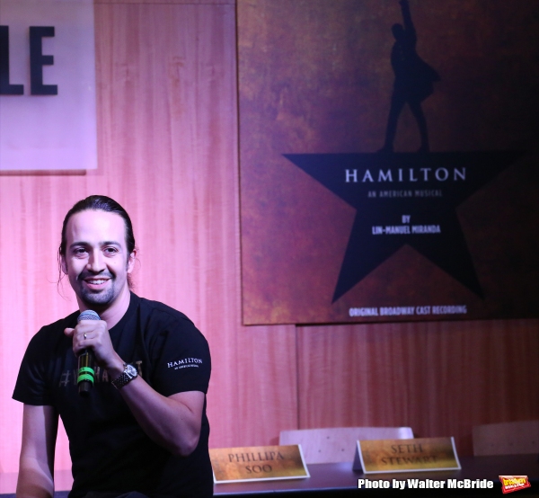 Photo Coverage: Lin-Manuel Tells All About HAMILTON at Barnes & Noble Album Release Q&A Image