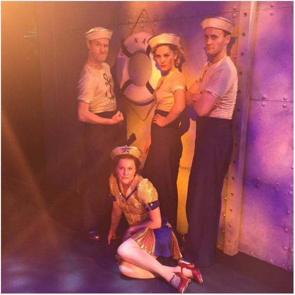Photo Flash: Saturday Intermission Pics, 10/17 - DAMES AT SEA, ON YOUR FEET, and More! Image