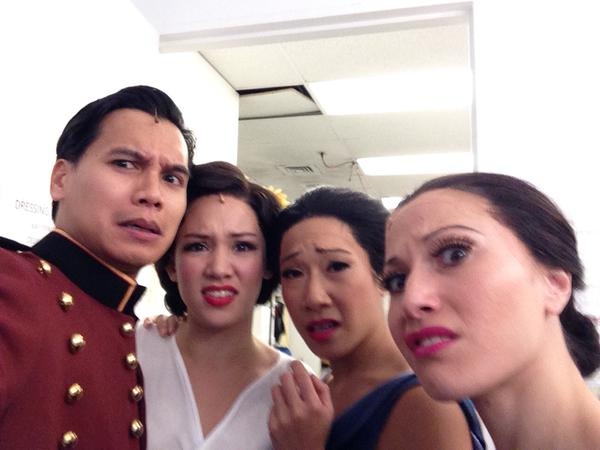 Photo Flash: Saturday Intermission Pics, 10/17 - DAMES AT SEA, ON YOUR FEET, and More! Image