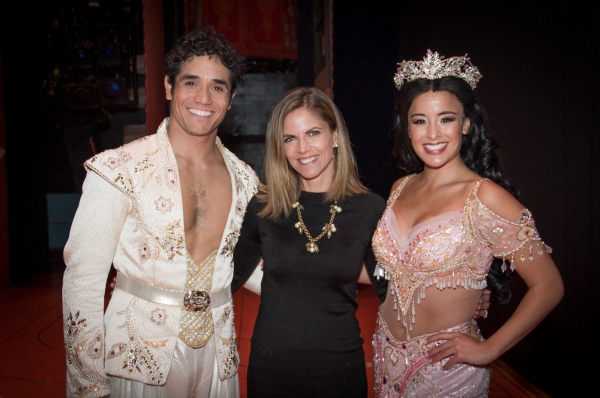 Photo Flash: Natalie Morales Visits ALADDIN Image