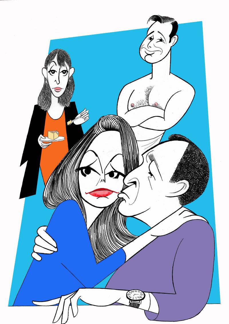 BWW Exclusive: Ken Fallin Draws the Stage - CLEVER LITTLE LIES Image