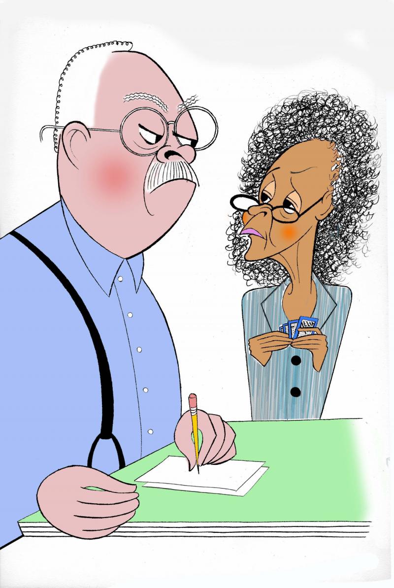 BWW Exclusive: Ken Fallin Draws the Stage - THE GIN GAME Image