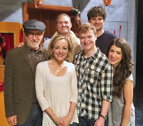 Photo Flash: Legendary Filmmaker Steven Spielberg Visits Broadway's HAND TO GOD Image