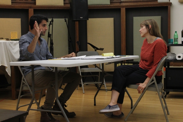 Photo Flash: In Rehearsal with Lesser America's THE BACHELORS at Rattlestick Theater Image