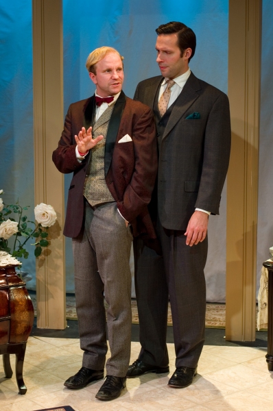 Lenny Banovez as Algernon Moncrief and Marc LeVasseur as Jack Worthing Photo