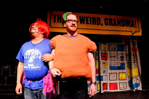 Photo Flash: First Look at Barrel of Monkeys' THAT'S WEIRD, GRANDMA: Stories That Go Bump in the Night Image