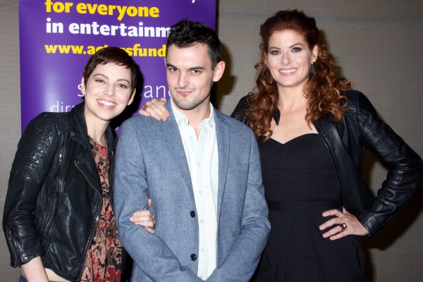 Krysta Rodriguez, Wesley Taylor, Debra Messing Photo