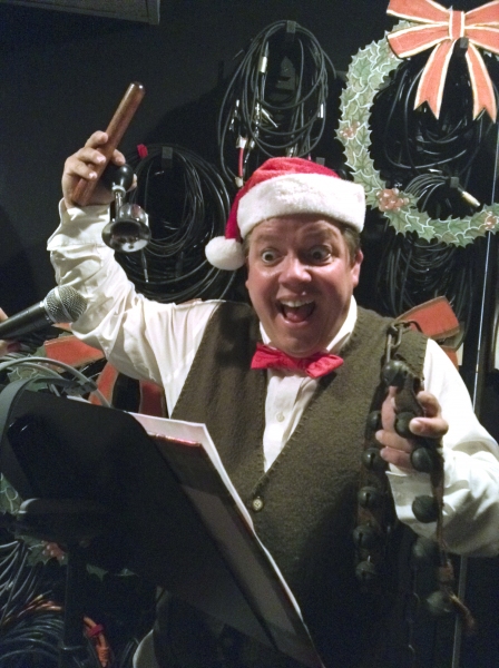 Photo Flash: Sneak Peek at B.J. Cleveland in A CHRISTMAS CAROL: THE RADIO SHOW at Theatre Too Image