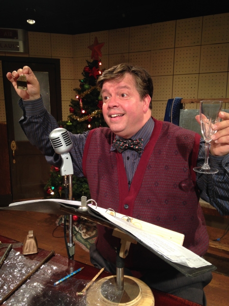 Photo Flash: Sneak Peek at B.J. Cleveland in A CHRISTMAS CAROL: THE RADIO SHOW at Theatre Too Image