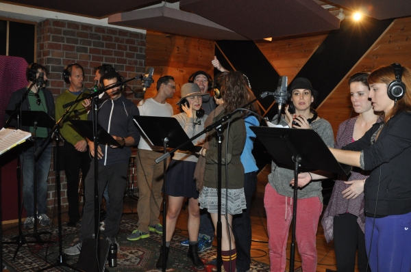 Exclusive Photo Coverage: DAMES AT SEA Company Gets in the Holiday Spirit for Carols For A Cure!  Image