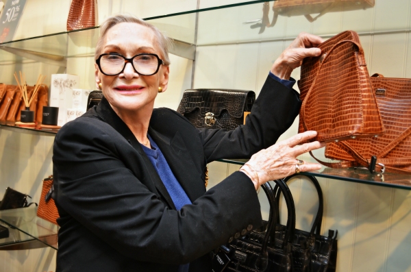 Photo Flash: A Handbag? Wyvern Theatre's THE IMPORTANCE OF BEING EARNEST Star Sian Phillips Visits Swindon Designer Outlet Image