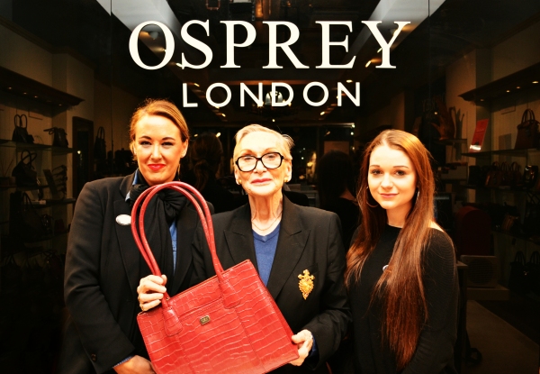 Photo Flash: A Handbag? Wyvern Theatre's THE IMPORTANCE OF BEING EARNEST Star Sian Phillips Visits Swindon Designer Outlet Image