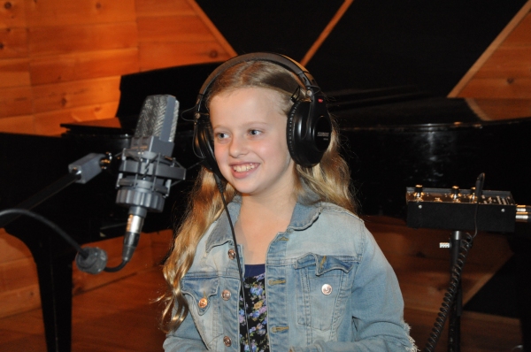 Exclusive Photo Coverage: LES MISERABLES Company Gathers in the Recording Studio for Carols For A Cure!  Image