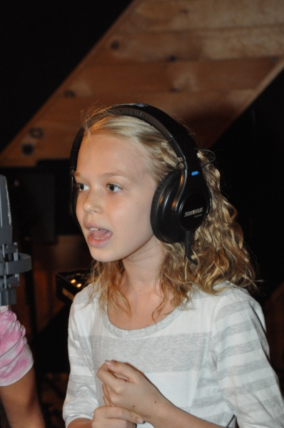 Exclusive Photo Coverage: LES MISERABLES Company Gathers in the Recording Studio for Carols For A Cure!  Image