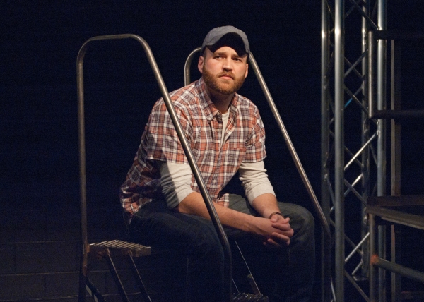 Ensemble member Chris Rickett portrays oil rig worker Jason Anderson Photo