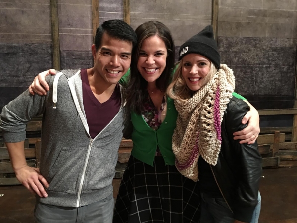 Photo Flash: Lindsay Mendez Visits Broadway's ALLEGIANCE Image