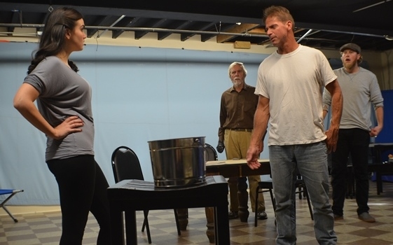 Photo Flash: In Rehearsal with OF MICE AND MEN at Bay Street; Full Cast Set! Image