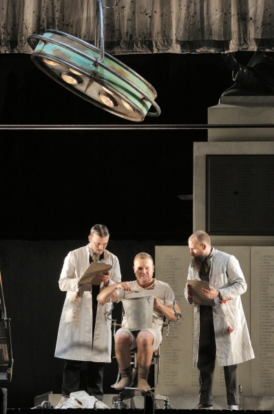 Photo Flash: First Look at Tomasz Konieczny, Angela Denoke, Gerhard Siegel & More in Lyric Opera of Chicago's WOZZECK Image