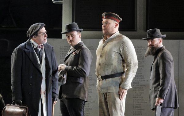 Photo Flash: First Look at Tomasz Konieczny, Angela Denoke, Gerhard Siegel & More in Lyric Opera of Chicago's WOZZECK Image