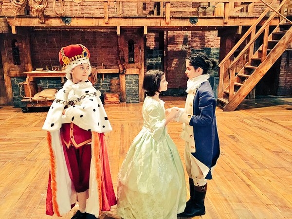 Photo Flash: Sydney Lucas and FUN HOME Kids Take Over HAMILTON for Halloween Image