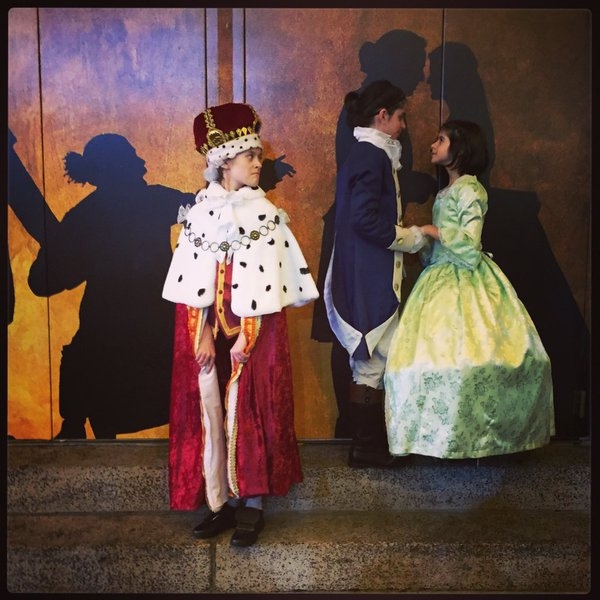 Photo Flash: Sydney Lucas and FUN HOME Kids Take Over HAMILTON for Halloween Image