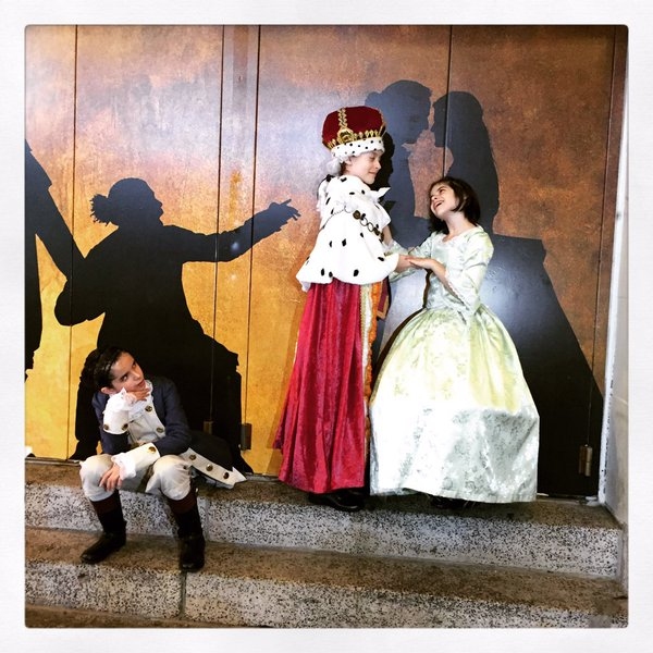 Photo Flash: Sydney Lucas and FUN HOME Kids Take Over HAMILTON for Halloween Image